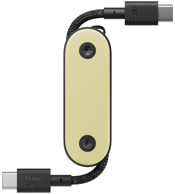 Кабель Native Union Pocket Cable USB-C to USB-C Lemon